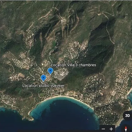 아파트 Vue Mer- Beau Studio-pour 2 Personnes-classe 3 Etoiles -terrasse Abritee - Wi-fi - Climatisation - Parking Gratuit *