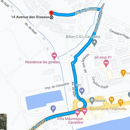 Vue Mer- Beau - Terrasse Abritee - Wi-fi - Climatisation - Parking Gratuit-classe 3 Etoiles *