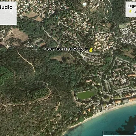 Vue Mer- Beau Studio-pour 2 Personnes-classe 3 Etoiles -terrasse Abritee - Wi-fi - Climatisation - Parking Gratuit